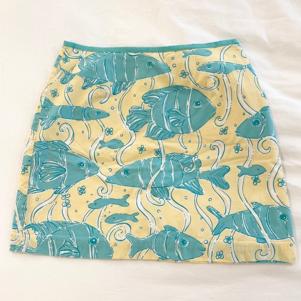 Lilly Pulitzer | Vintage Mini Skirt Fish Print